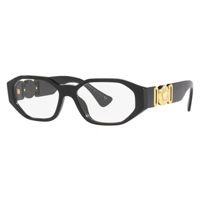 Versace Demo Geometric Men's Eyeglasses Ve3320u 108 56 In Black