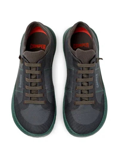 Camper Lace-up Knitted Sneakers In Multi