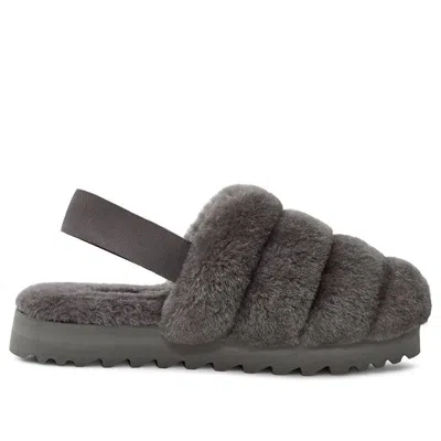 Ugg (wmns)  Super Fluff Slipper 'charcoal' In Gray