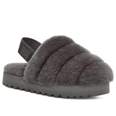 Ugg (wmns)  Super Fluff Slipper 'charcoal' In Gray