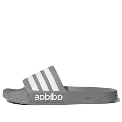 Adidas Originals Men's Adidas Adilette Shower Slides In Gray