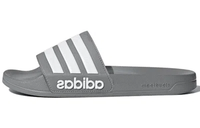 Adidas Originals Men's Adidas Adilette Shower Slides In Gray