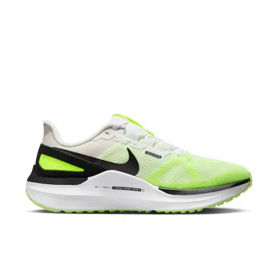 Nike Air Zoom Structure 25 Running Shoes 'white Volt' In Multi