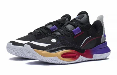 Li-ning (gs)  Wade All City 10 V1 'black Purple' In Multi