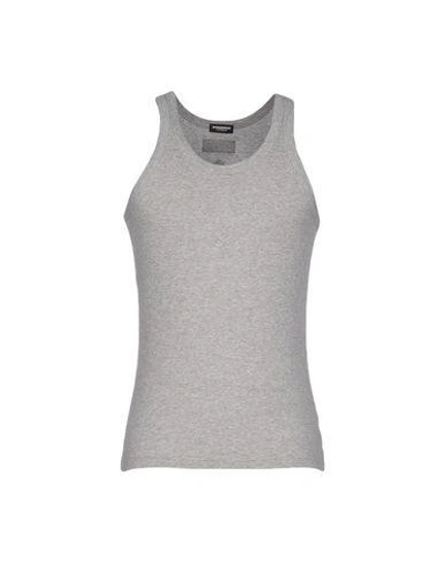Shop Dsquared2 Tank Top In Grey