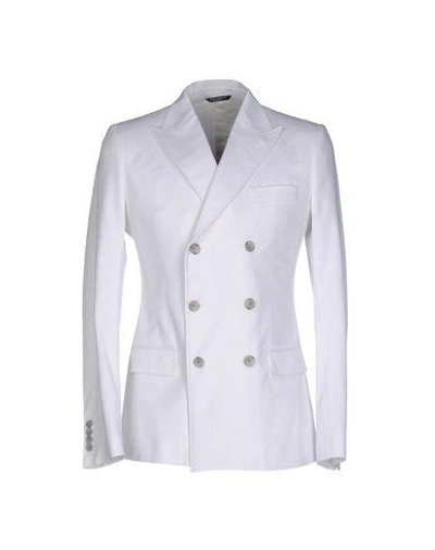 Shop Dolce & Gabbana Blazers In White