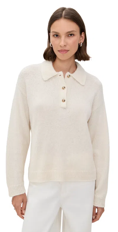 Xirena Ethan Alpaca Sweater Frost In Neutral