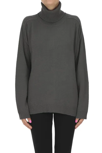 P.a.r.o.s.h Turtleneck Pullover In Gray