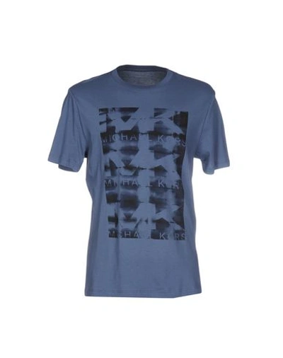 Michael Kors T-shirt In Грифельно-синий