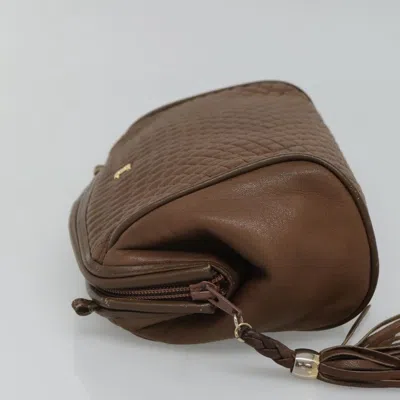 Pre-owned Bally Brown Leather Clutch Bag ()