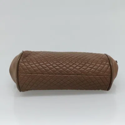 Pre-owned Bally Brown Leather Clutch Bag ()