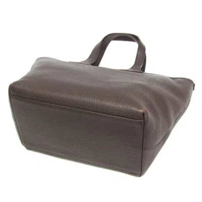Pre-owned Bally Brown Leather Tote Bag ()