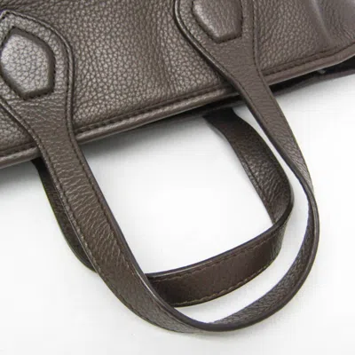 Pre-owned Bally Brown Leather Tote Bag ()