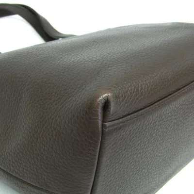 Pre-owned Bally Brown Leather Tote Bag ()