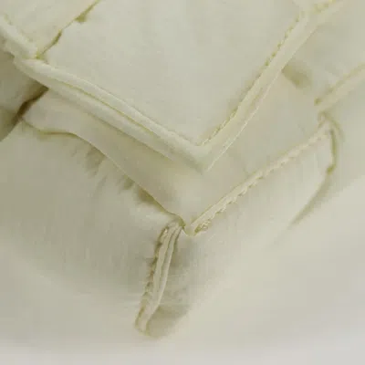 Pre-owned Bottega Veneta Cassette White Nylon Shoulder Bag ()