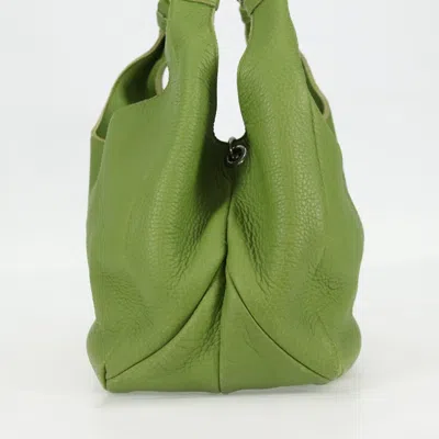 Pre-owned Bottega Veneta Green Leather Shoulder Bag ()