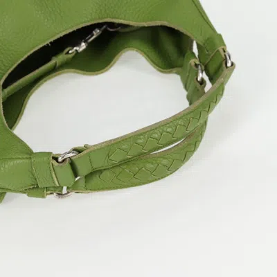 Pre-owned Bottega Veneta Green Leather Shoulder Bag ()