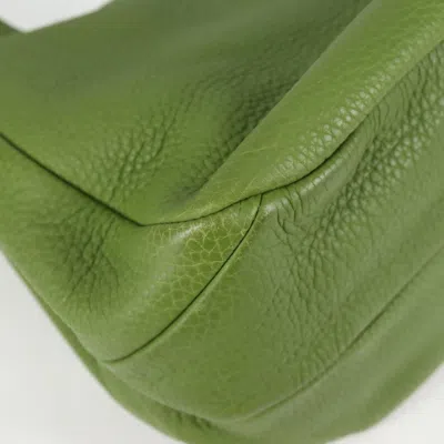 Pre-owned Bottega Veneta Green Leather Shoulder Bag ()