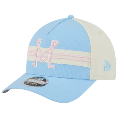 New Era Men's Light Blue/white Inter Miami Cf 2025 Jersey Hook 9forty M-crown Adjustable Hat In Blue