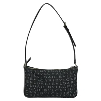 Pre-owned Bulgari Black Canvas Shoulder Bag ()