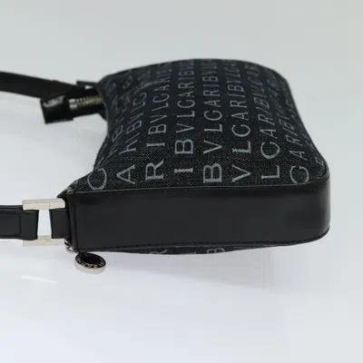 Pre-owned Bulgari Black Canvas Shoulder Bag ()