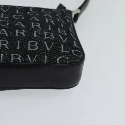 Pre-owned Bulgari Black Canvas Shoulder Bag ()