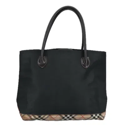 Pre-owned Burberry Blue Label Black Synthetic Tote Bag ()