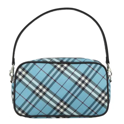 Pre-owned Burberry Blue Label Blue Canvas Clutch Bag ()