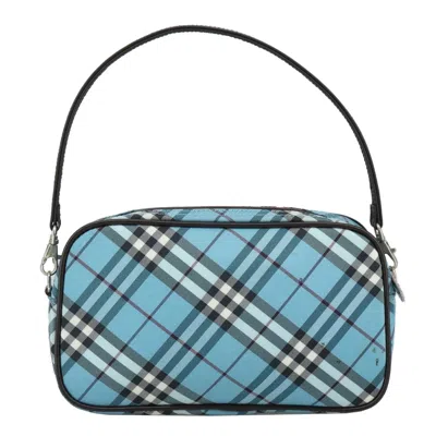 Pre-owned Burberry Blue Label Blue Canvas Clutch Bag ()