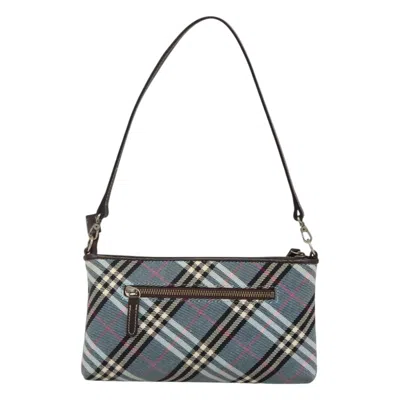 Pre-owned Burberry Blue Label Blue Canvas Shoulder Bag ()