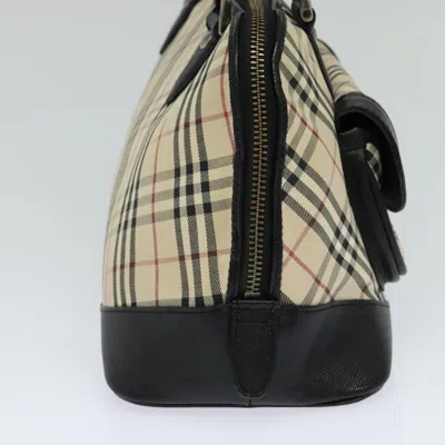 Pre-owned Burberry Nova Check Beige Canvas Tote Bag ()