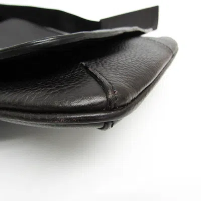 Pre-owned Cartier Black Leather Shoulder Bag ()