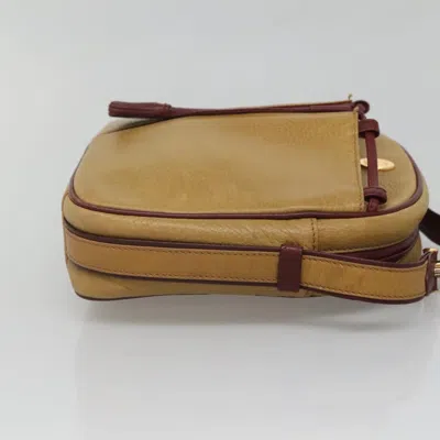 Pre-owned Cartier Must De  Yellow Leather Shoulder Bag ()