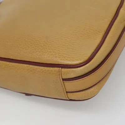 Pre-owned Cartier Must De  Yellow Leather Shoulder Bag ()