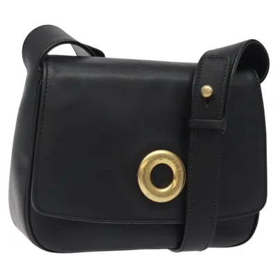 Pre-owned Celine Céline Black Leather Shoulder Bag ()
