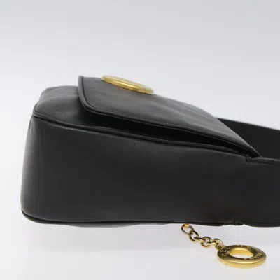 Pre-owned Celine Céline Black Leather Shoulder Bag ()