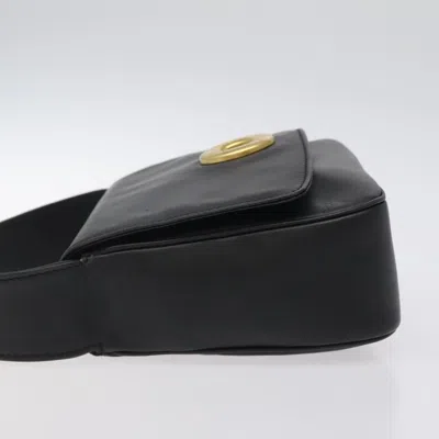 Pre-owned Celine Céline Black Leather Shoulder Bag ()