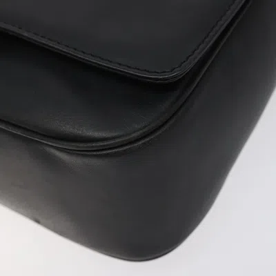 Pre-owned Celine Céline Black Leather Shoulder Bag ()