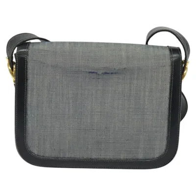 Pre-owned Celine Céline Carriage Navy Leather Shoulder Bag ()