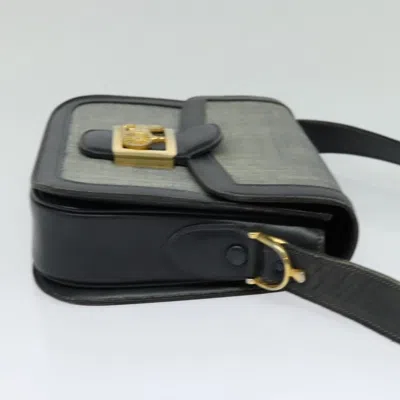 Pre-owned Celine Céline Carriage Navy Leather Shoulder Bag ()
