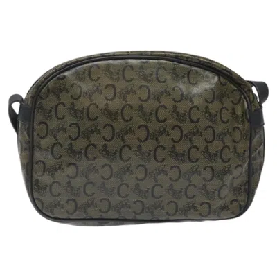 Pre-owned Celine Céline Khaki Canvas Shoulder Bag ()