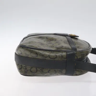 Pre-owned Celine Céline Khaki Canvas Shoulder Bag ()