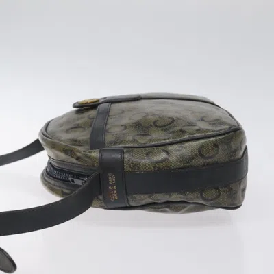 Pre-owned Celine Céline Khaki Canvas Shoulder Bag ()