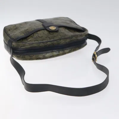 Pre-owned Celine Céline Khaki Canvas Shoulder Bag ()