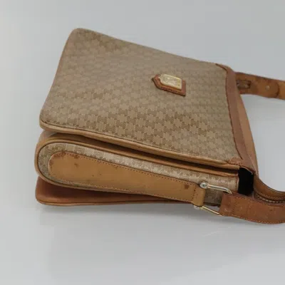 Pre-owned Celine Céline Macadam Beige Canvas Shoulder Bag ()