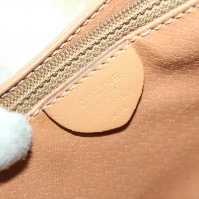 Pre-owned Celine Céline Macadam Beige Canvas Shoulder Bag ()