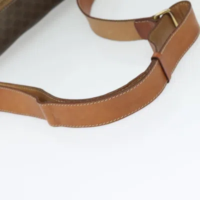 Pre-owned Celine Céline Macadam Brown Canvas Shoulder Bag ()