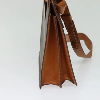 Pre-owned Celine Céline Macadam Brown Canvas Shoulder Bag ()