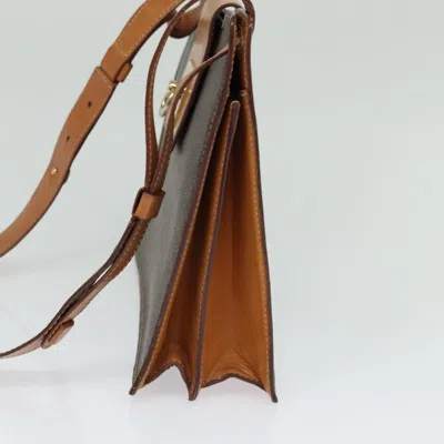 Pre-owned Celine Céline Macadam Brown Canvas Shoulder Bag ()