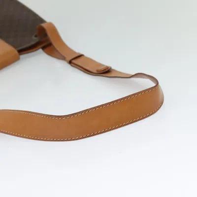 Pre-owned Celine Céline Macadam Brown Canvas Shoulder Bag ()
